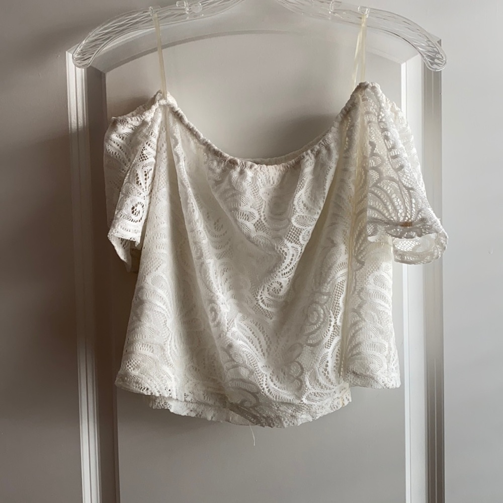 Lace crop top